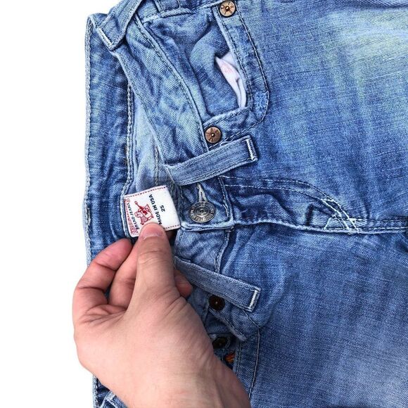 TRUE Religion Jeans Size 25 SKINNY Blue - Picture 6 of 6